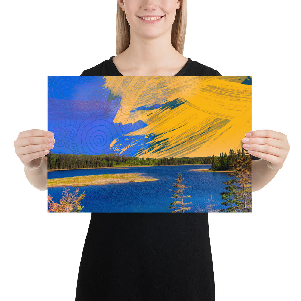Summer's Paint Poster