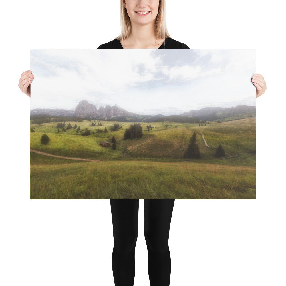 Flowing Fields Poster