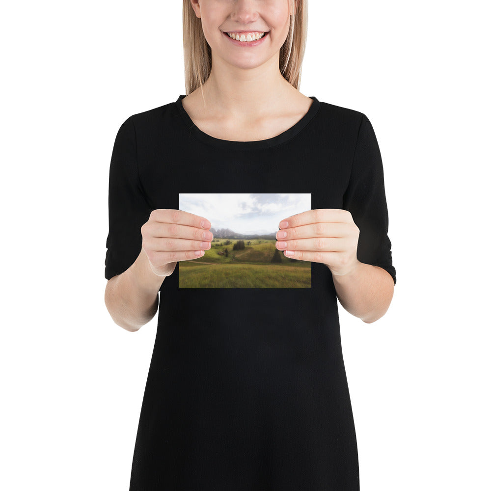 Flowing Fields Poster
